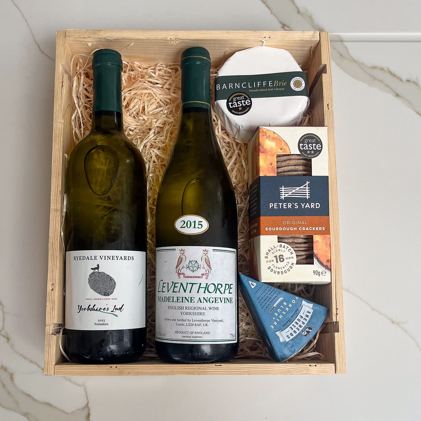 The Yorkshire One (Small)  - White Wine & Cheese Box