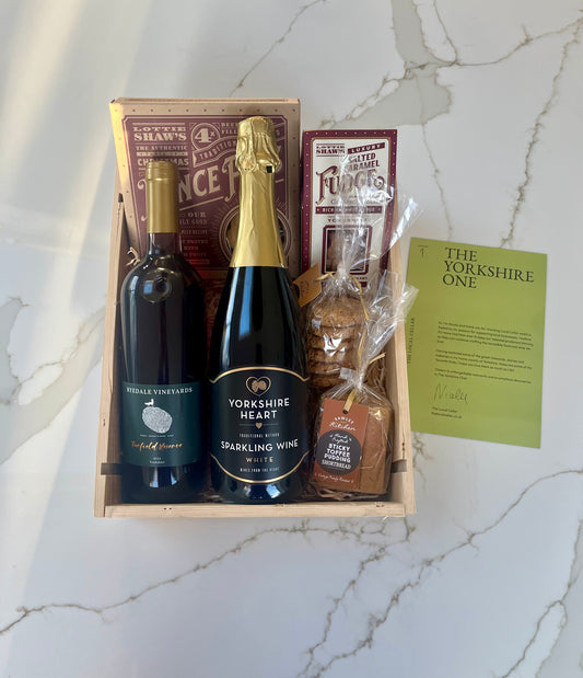 The Yorkshire One (Small) - Fizz & Sweet Treat Box