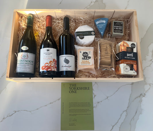 The Yorkshire One (Medium) - White Wine & Cheese Box