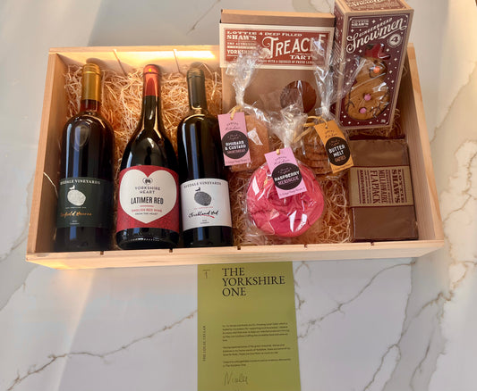 The Yorkshire One (Medium) - Red Wine & Sweet Treat Box